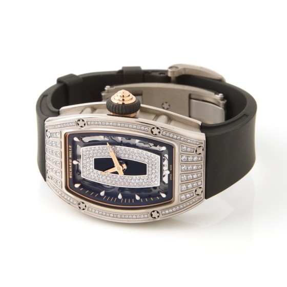 Richard Mille Onyx Diamond Limited Edition Watch 18k White Gold w. Papers